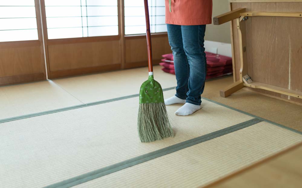 畳などの繊細な清掃